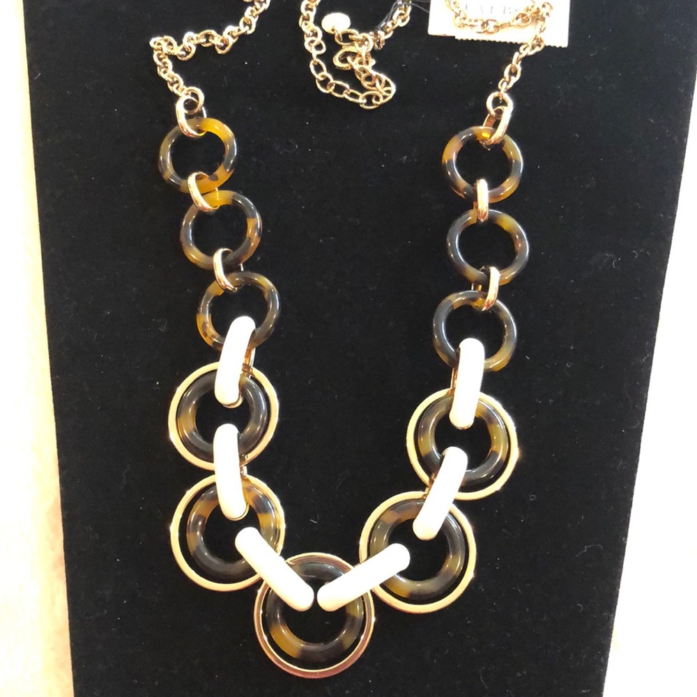 🎉HP🎉 Talbots tortoise/ivory long links necklace - Picture 5 of 8